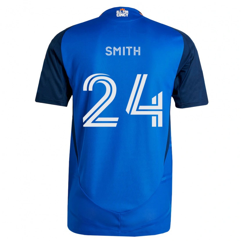 DanxenメンズKyle Smith#24ロイヤルブルーオレンジホームシャツ2026/27ジャージーユニフォーム