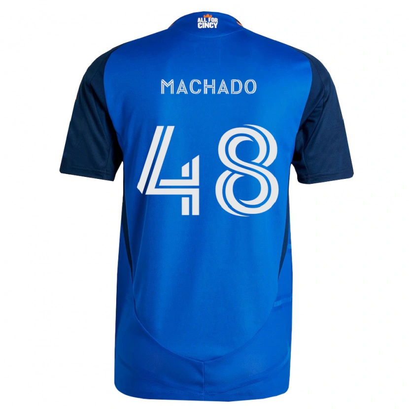 DanxenメンズJuan Machado#48ロイヤルブルーオレンジホームシャツ2026/27ジャージーユニフォーム