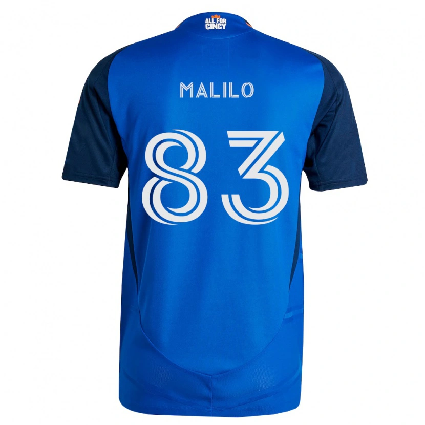 DanxenメンズChance Malilo#83ロイヤルブルーオレンジホームシャツ2026/27ジャージーユニフォーム