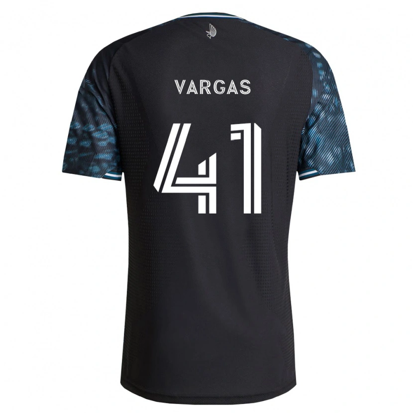 DanxenメンズDominick Vargas#41黒白ホームシャツ2026/27ジャージーユニフォーム