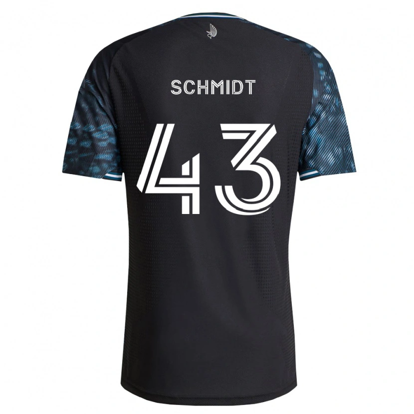 DanxenメンズWilliam Schmidt#43黒白ホームシャツ2026/27ジャージーユニフォーム