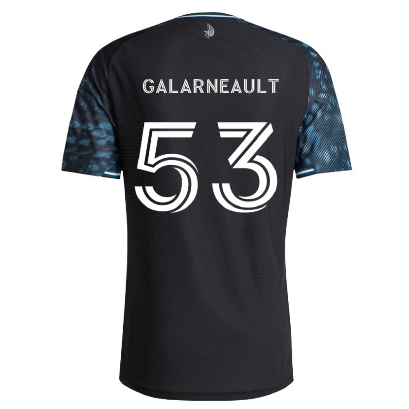 DanxenメンズBenjamin Galarneault#53黒白ホームシャツ2026/27ジャージーユニフォーム