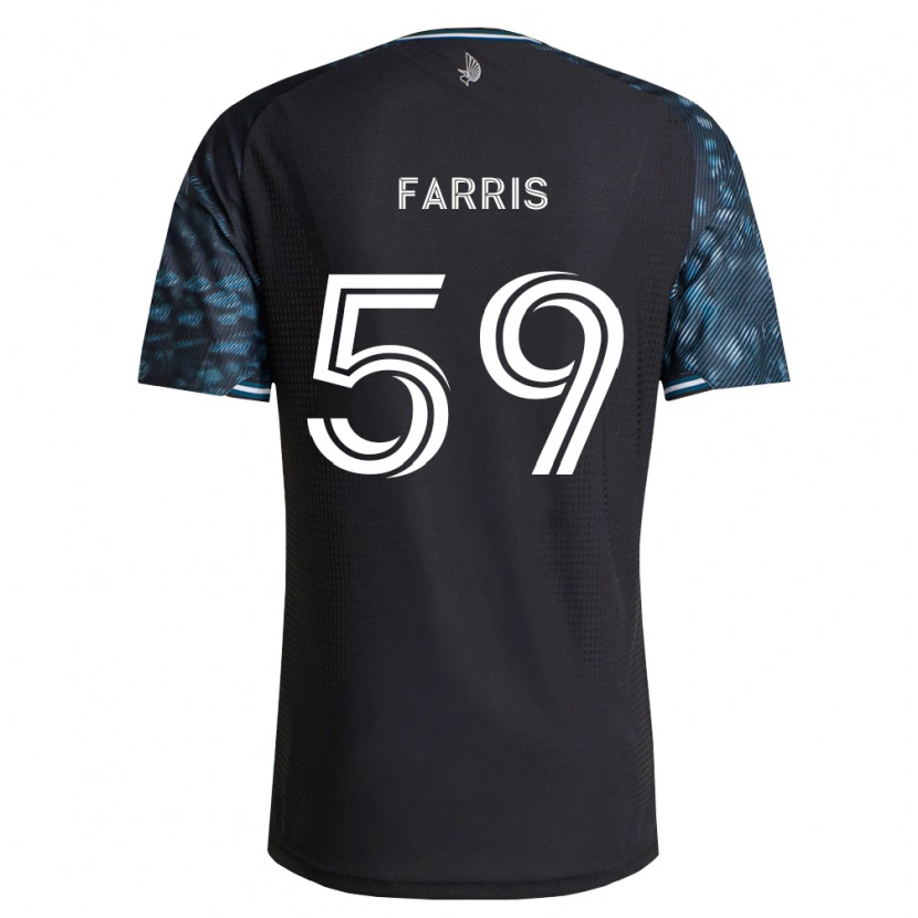 DanxenメンズJohn Farris#59黒白ホームシャツ2026/27ジャージーユニフォーム