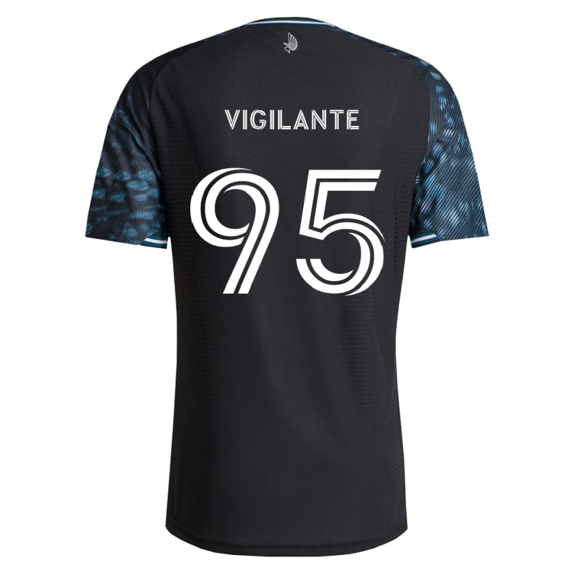 DanxenメンズSam Vigilante#95黒白ホームシャツ2026/27ジャージーユニフォーム