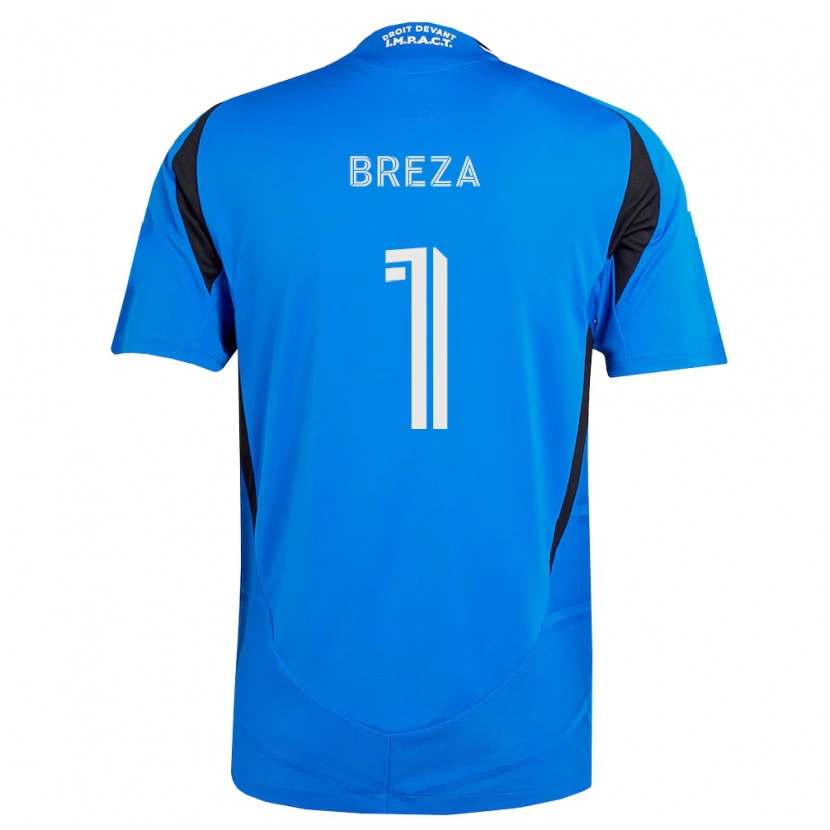 DanxenメンズSebastian Breza#1青白黒ホームシャツ2026/27ジャージーユニフォーム