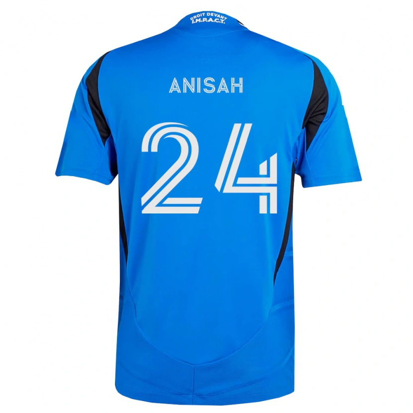 DanxenメンズYusuf Anisah#24青白黒ホームシャツ2026/27ジャージーユニフォーム