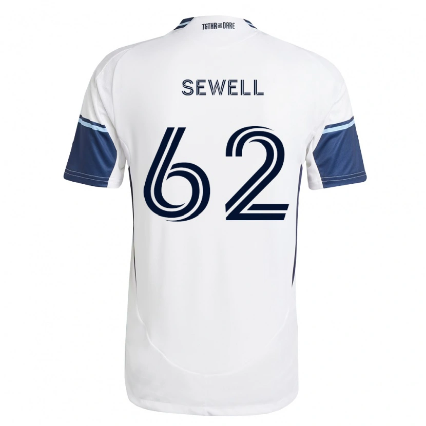 DanxenメンズRyder Sewell#62白ロイヤルブルーホームシャツ2026/27ジャージーユニフォーム