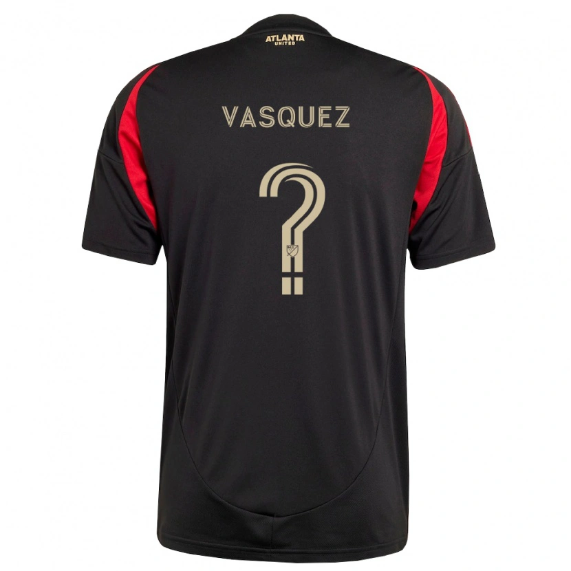 DanxenメンズJacob Vasquez#0黒赤ホームシャツ2026/27ジャージーユニフォーム