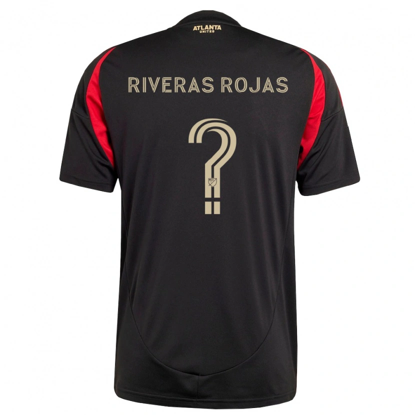 DanxenメンズGonzalo Riveras Rojas#0黒赤ホームシャツ2026/27ジャージーユニフォーム