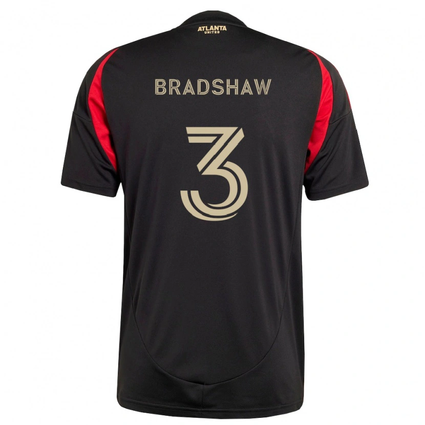 DanxenメンズJalani Bradshaw#3黒赤ホームシャツ2026/27ジャージーユニフォーム