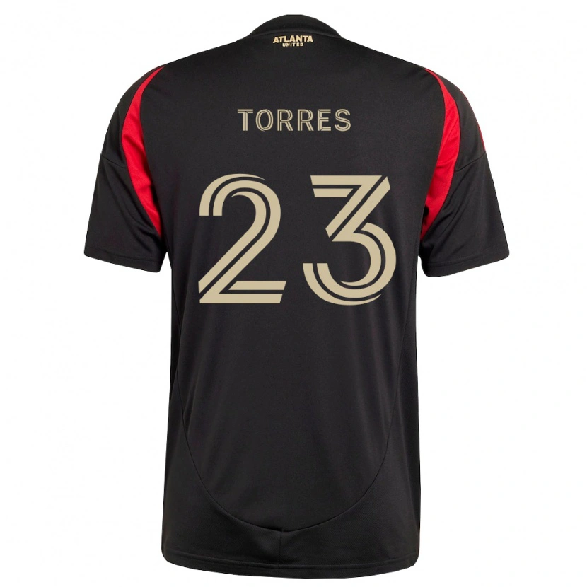 DanxenメンズAdyn Torres#23黒赤ホームシャツ2026/27ジャージーユニフォーム