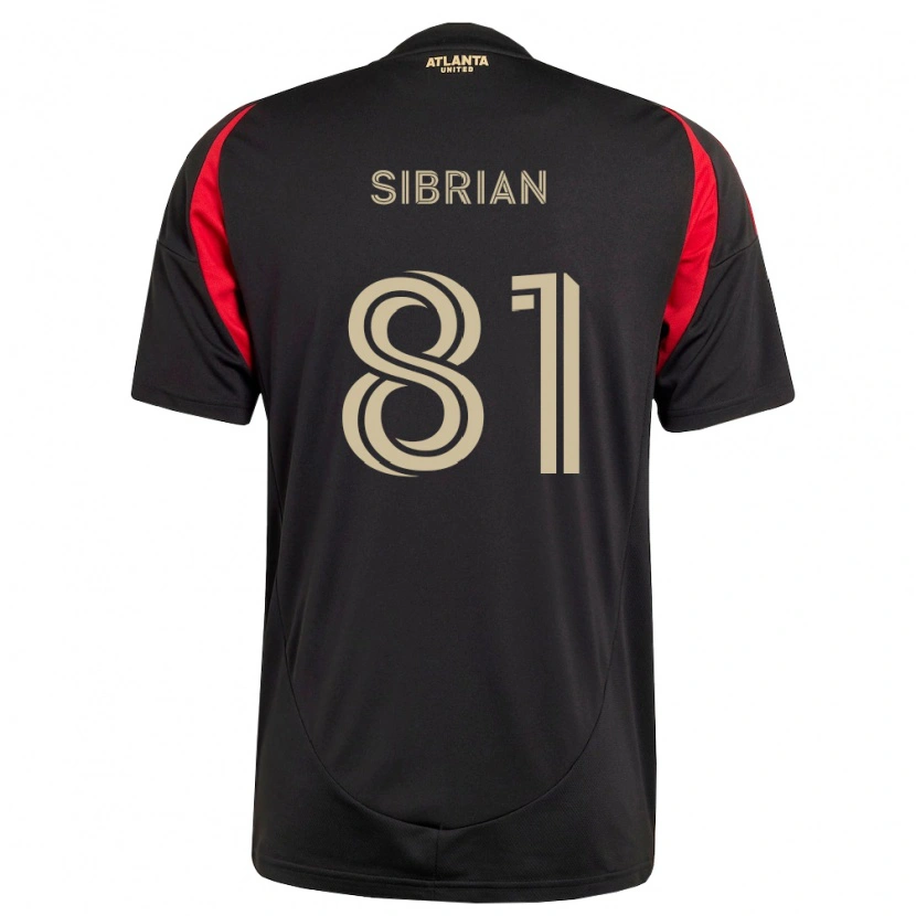 DanxenメンズDavid Sibrian#81黒赤ホームシャツ2026/27ジャージーユニフォーム