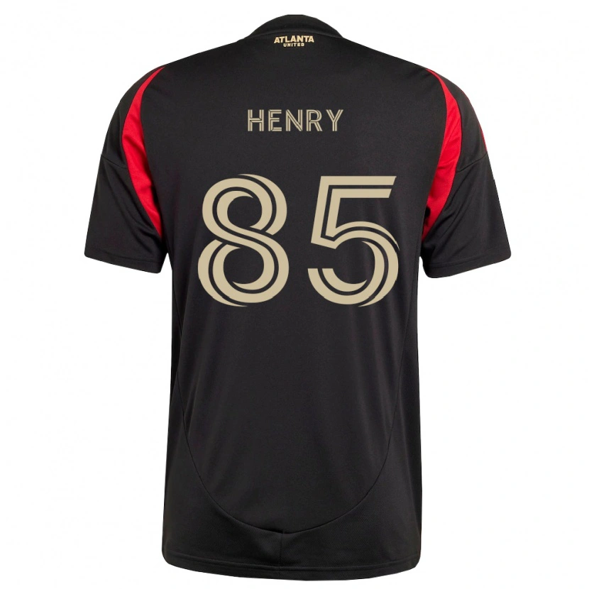DanxenメンズAmir Henry#85黒赤ホームシャツ2026/27ジャージーユニフォーム