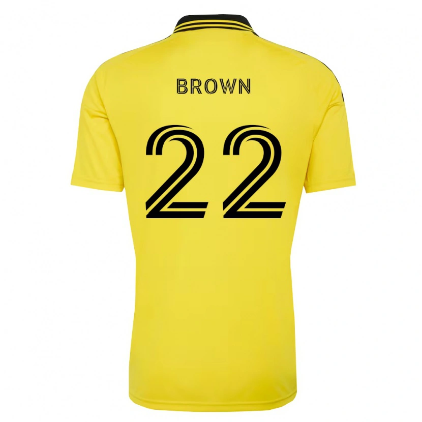 DanxenメンズTristan Brown#22黄黒ホームシャツ2026/27ジャージーユニフォーム