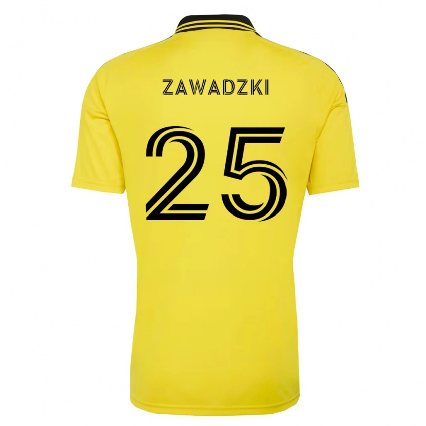Danxenメンズシーン・ザヴァツキ#25黄黒ホームシャツ2026/27ジャージーユニフォーム