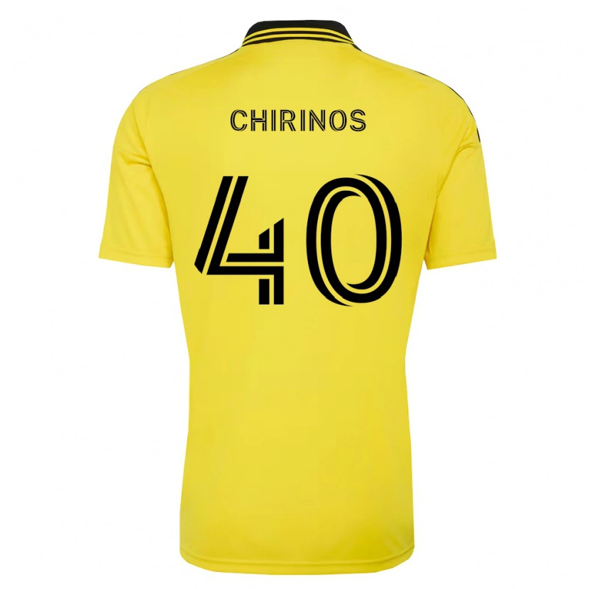 DanxenメンズJohann Chirinos#40黄黒ホームシャツ2026/27ジャージーユニフォーム