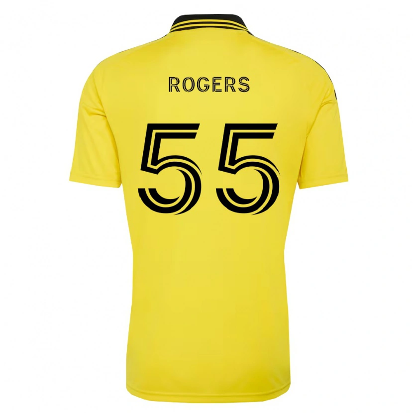 DanxenメンズChris Rogers#55黄黒ホームシャツ2026/27ジャージーユニフォーム