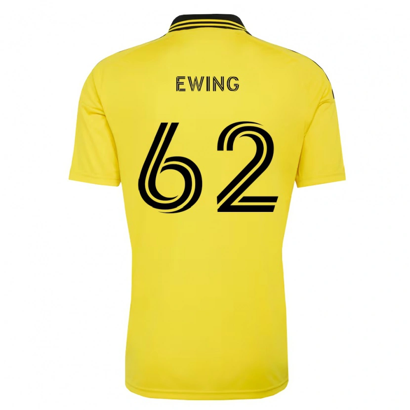 DanxenメンズImmanuel Ewing#62黄黒ホームシャツ2026/27ジャージーユニフォーム