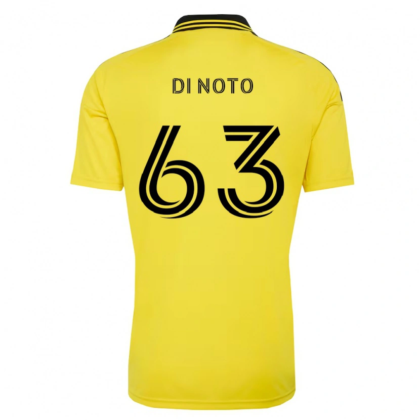 DanxenメンズGianmarco Di Noto#63黄黒ホームシャツ2026/27ジャージーユニフォーム