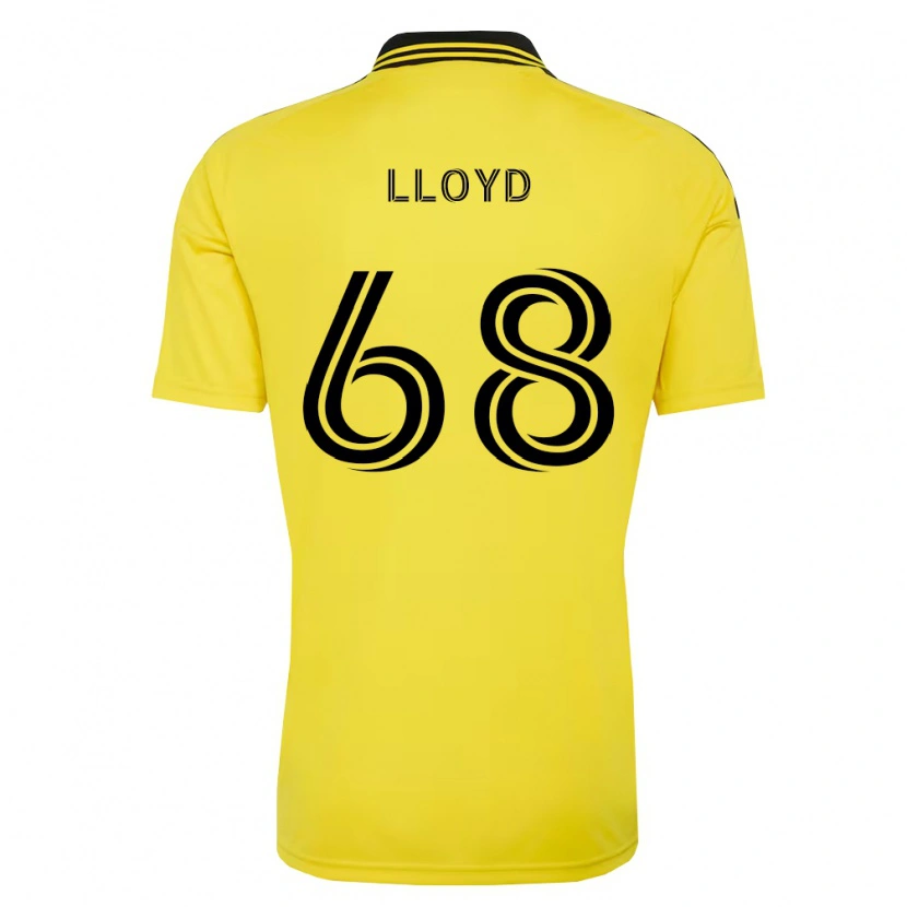 DanxenメンズZach Lloyd#68黄黒ホームシャツ2026/27ジャージーユニフォーム
