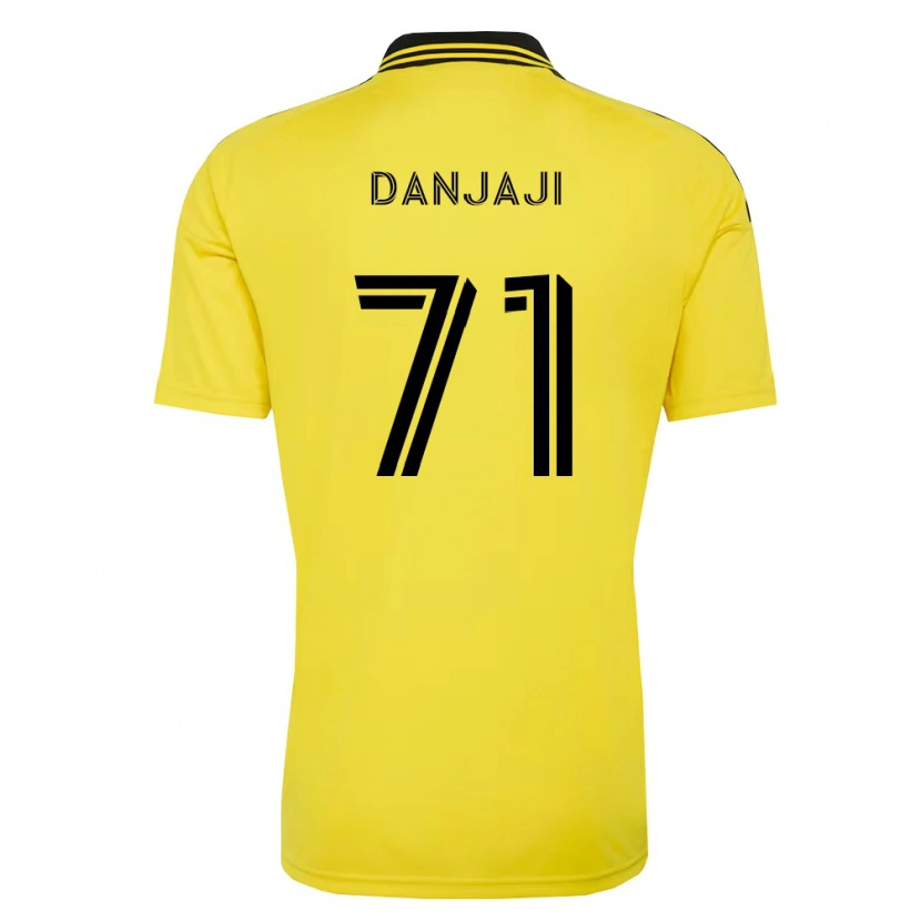 DanxenメンズJamil Danjaji#71黄黒ホームシャツ2026/27ジャージーユニフォーム