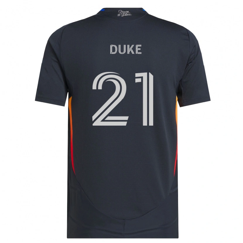 Danxenメンズブライス・デューク#21ダークグレー赤ホームシャツ2026/27ジャージーユニフォーム