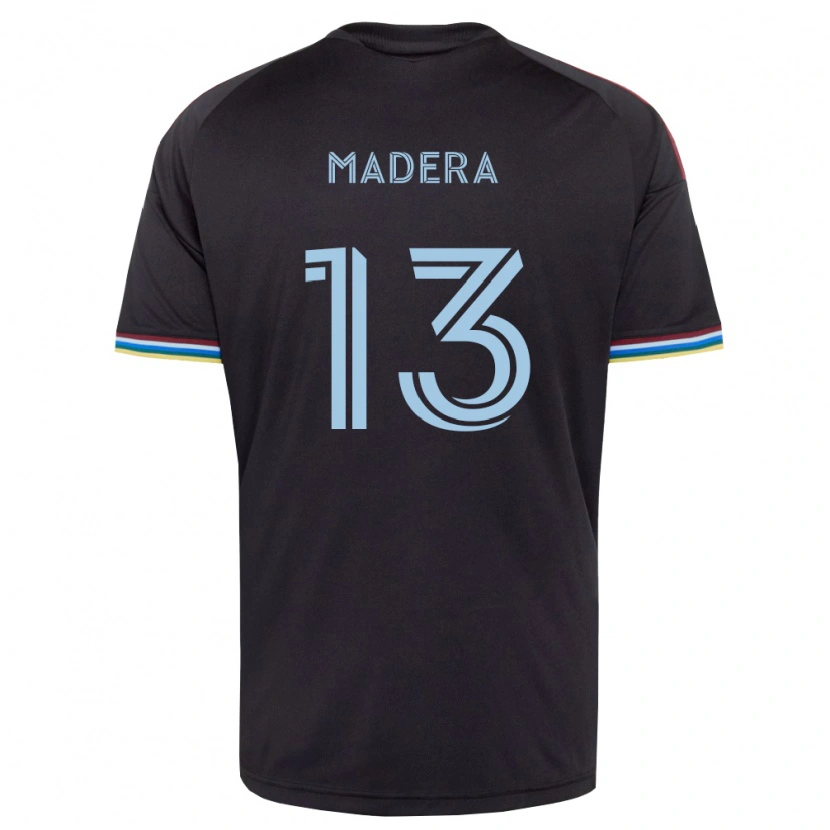 DanxenメンズCristopher Madera#13黒空色ホームシャツ2026/27ジャージーユニフォーム