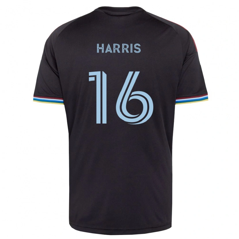 DanxenメンズAlex Harris#16黒空色ホームシャツ2026/27ジャージーユニフォーム