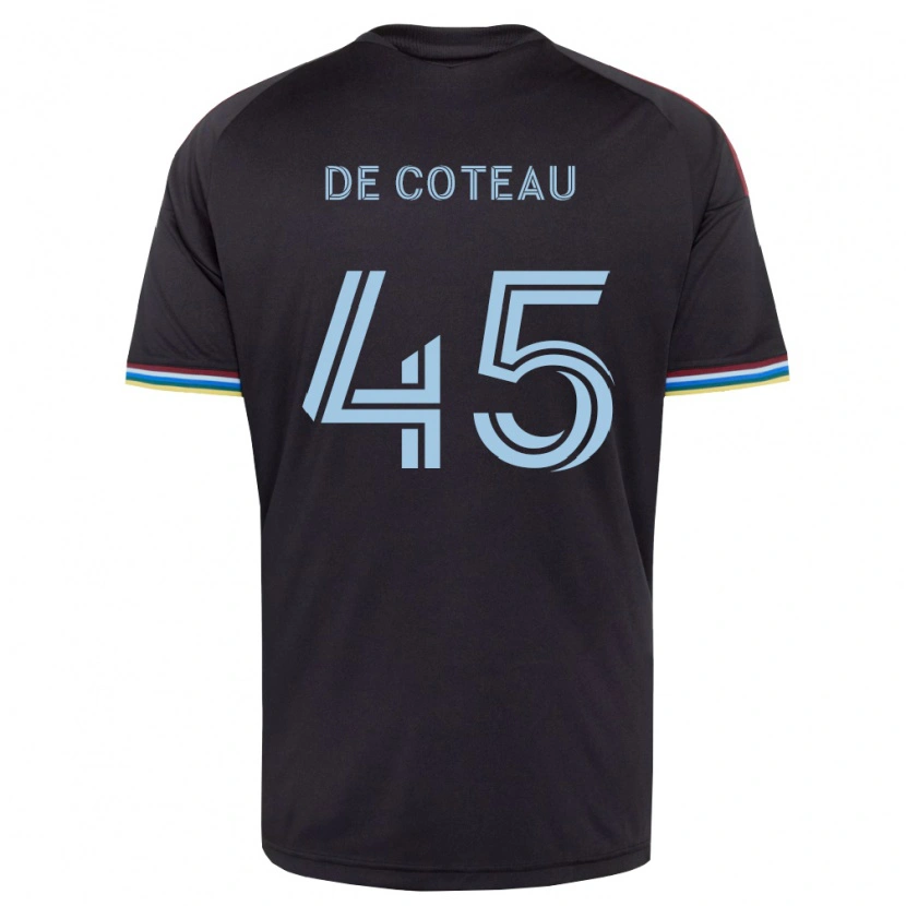 DanxenメンズJabari De Coteau#45黒空色ホームシャツ2026/27ジャージーユニフォーム