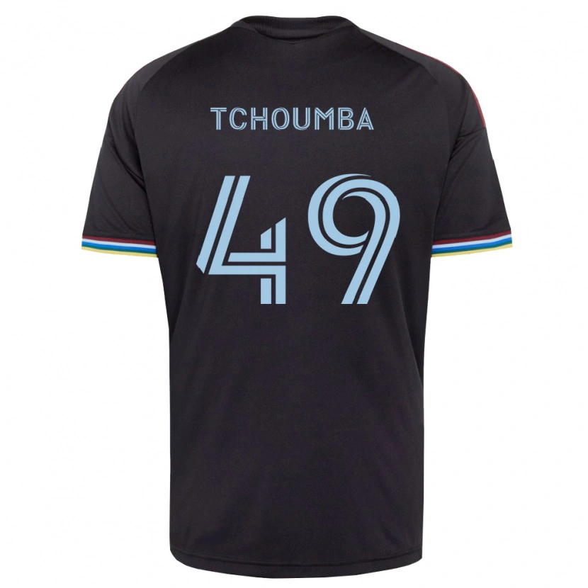 DanxenメンズNathan Tchoumba#49黒空色ホームシャツ2026/27ジャージーユニフォーム