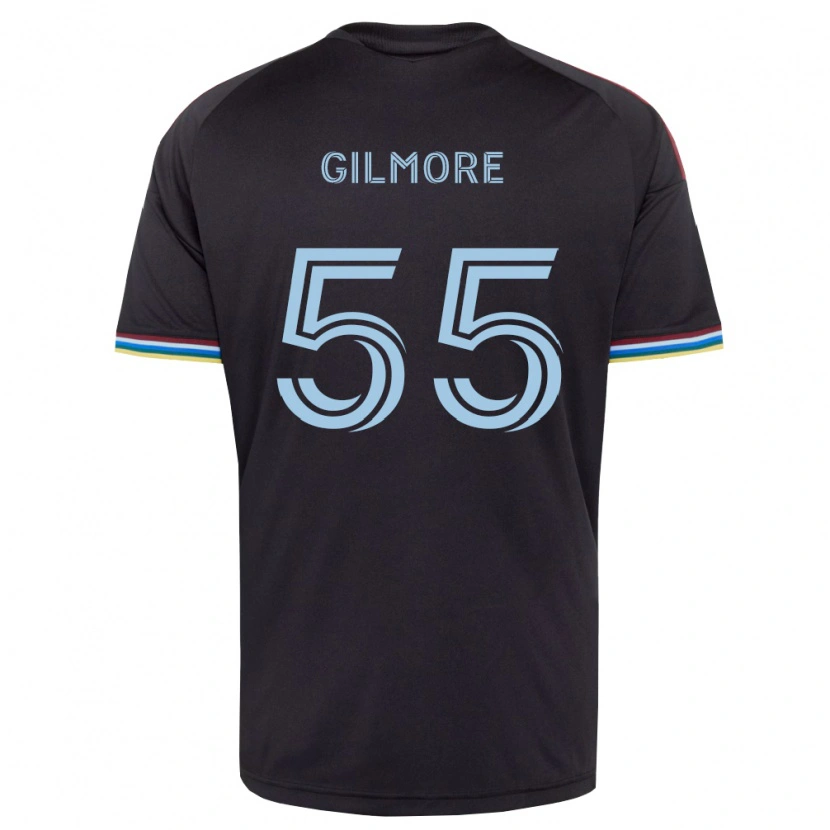 DanxenメンズGrant Gilmore#55黒空色ホームシャツ2026/27ジャージーユニフォーム