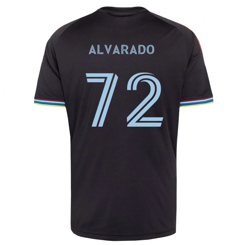 DanxenメンズMiguel Alvarado#72黒空色ホームシャツ2026/27ジャージーユニフォーム