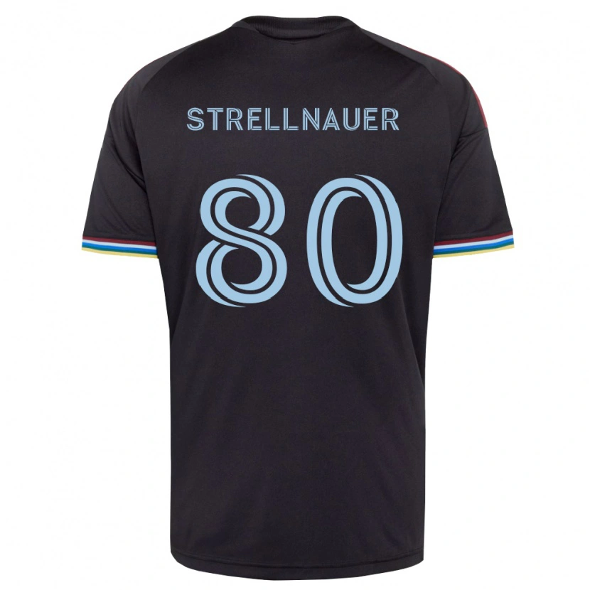 DanxenメンズNoah Strellnauer#80黒空色ホームシャツ2026/27ジャージーユニフォーム