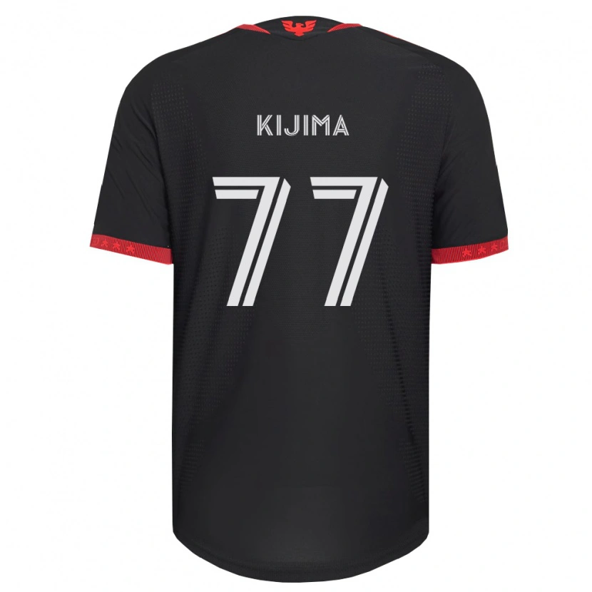 Danxenメンズ木島萌生#77黒白赤ホームシャツ2026/27ジャージーユニフォーム