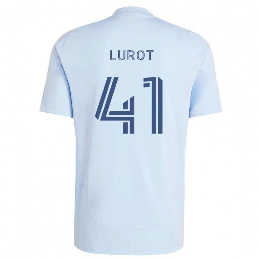 DanxenメンズPierre Lurot#41薄青薄灰色ホームシャツ2026/27ジャージーユニフォーム
