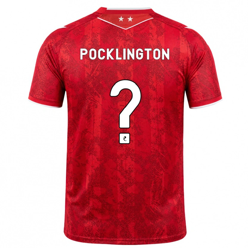 DanxenメンズMax Pocklington#0赤 白ホームシャツ2026/27ジャージーユニフォーム