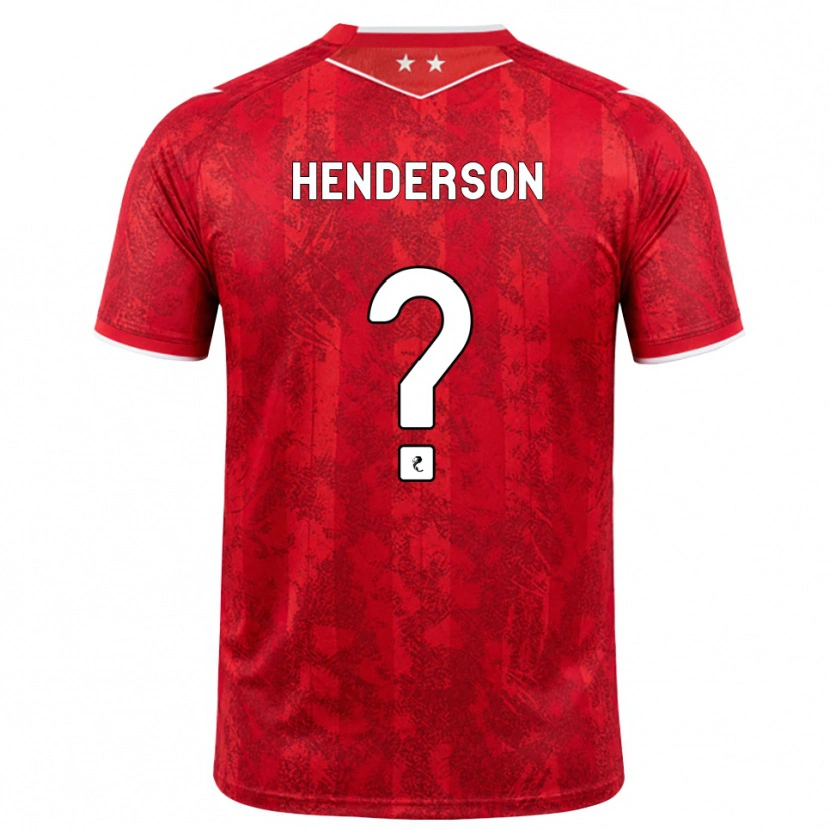 DanxenメンズJay Henderson#0赤 白ホームシャツ2026/27ジャージーユニフォーム