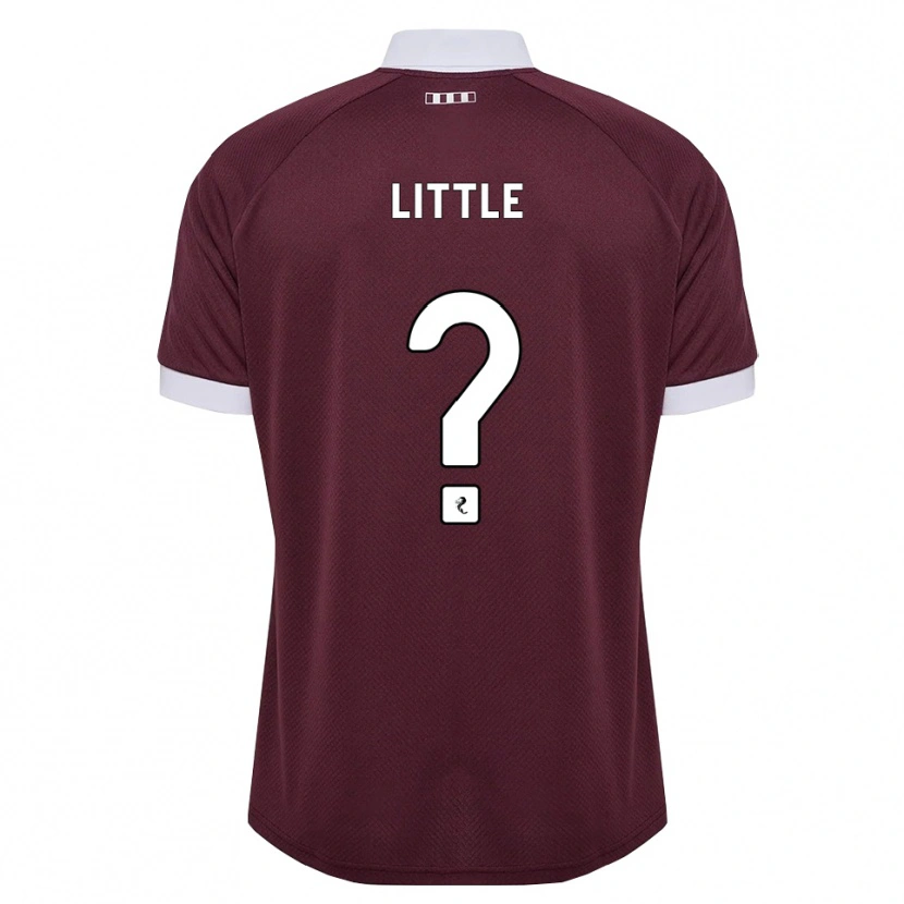 DanxenメンズConlan Little#0バーガンディ 白ホームシャツ2026/27ジャージーユニフォーム