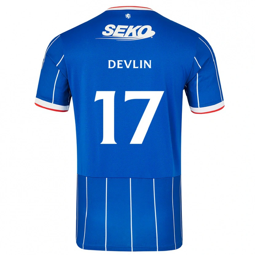Danxenメンズキャメロン・デヴリン#17赤 青 白ホームシャツ2026/27ジャージーユニフォーム