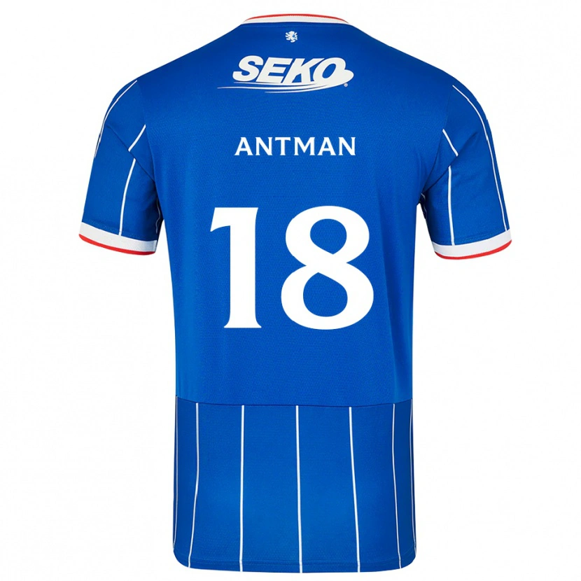Danxenメンズオリヴェル・アントマン#18赤 青 白ホームシャツ2026/27ジャージーユニフォーム