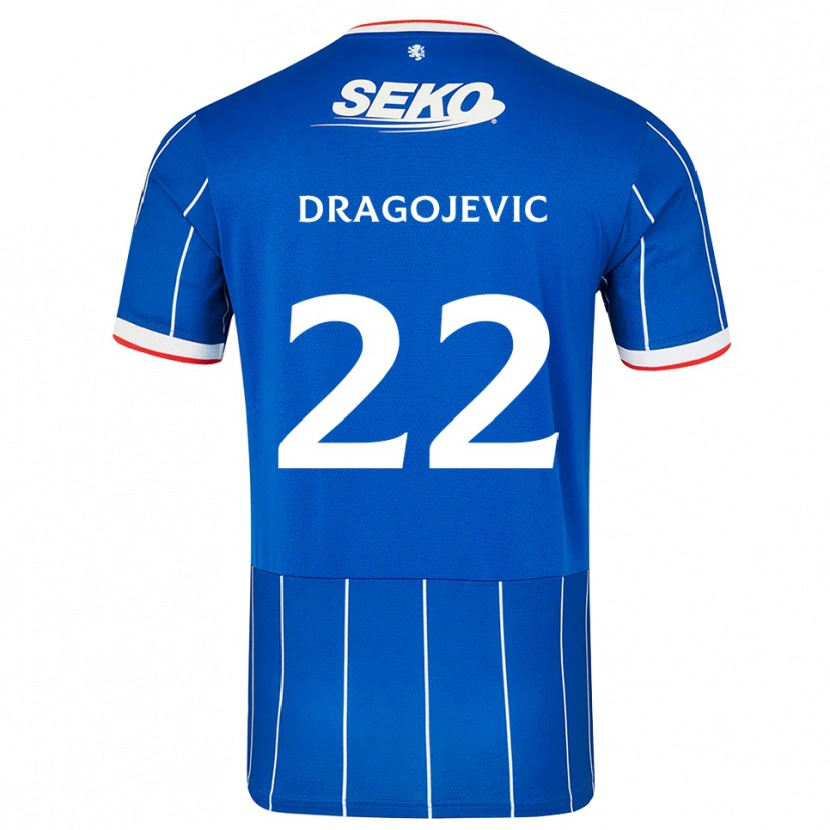 Danxenメンズヴァニャ・ドラゴイェヴィッチ#22赤 青 白ホームシャツ2026/27ジャージーユニフォーム