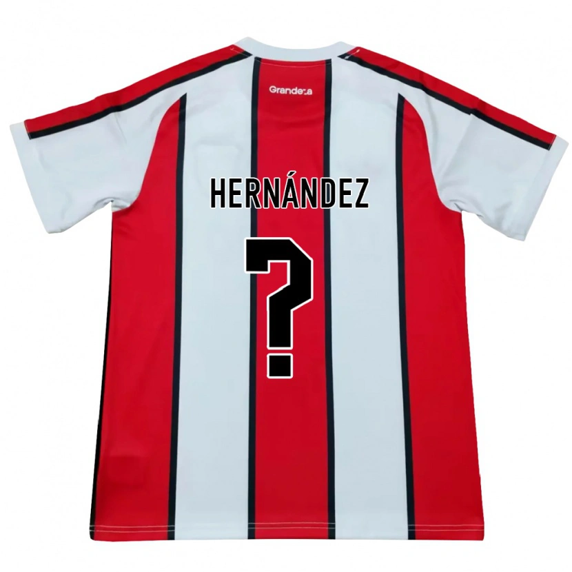 DanxenメンズEnry Hernández#0白赤黒アウェイシャツ2026/27ジャージーユニフォーム