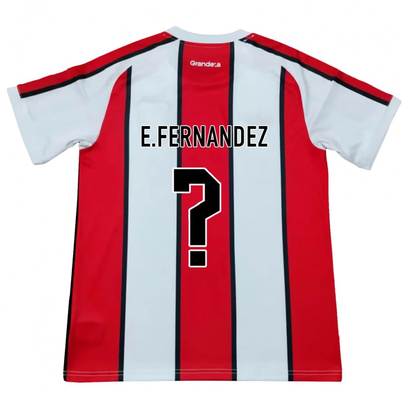 DanxenメンズEsteban Fernandez#0白赤黒アウェイシャツ2026/27ジャージーユニフォーム