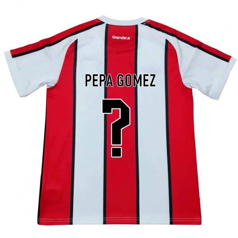 DanxenメンズRomina Celeste Gómez#0白赤黒アウェイシャツ2026/27ジャージーユニフォーム