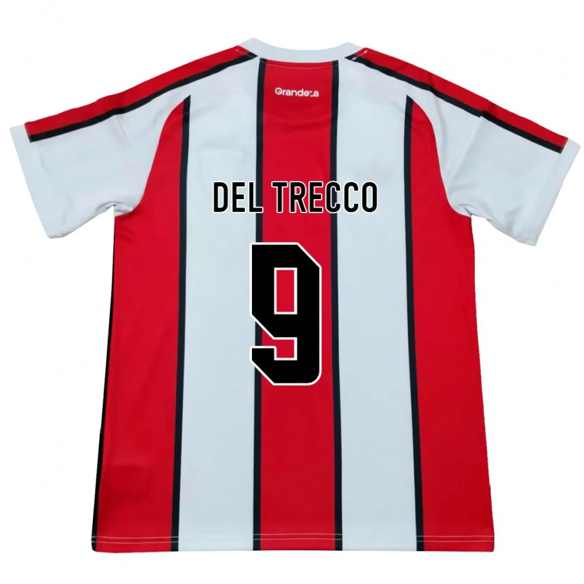 DanxenメンズMartina Del Trecco#9白赤黒アウェイシャツ2026/27ジャージーユニフォーム