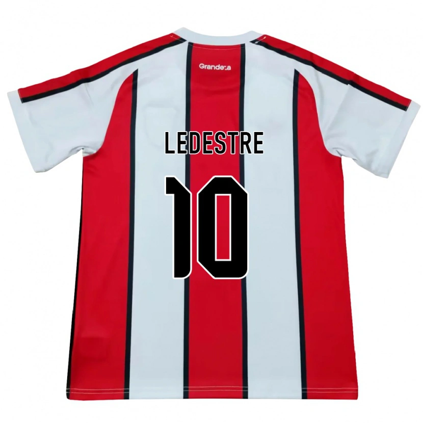 DanxenメンズGianfranco Ledestre#10白赤黒アウェイシャツ2026/27ジャージーユニフォーム