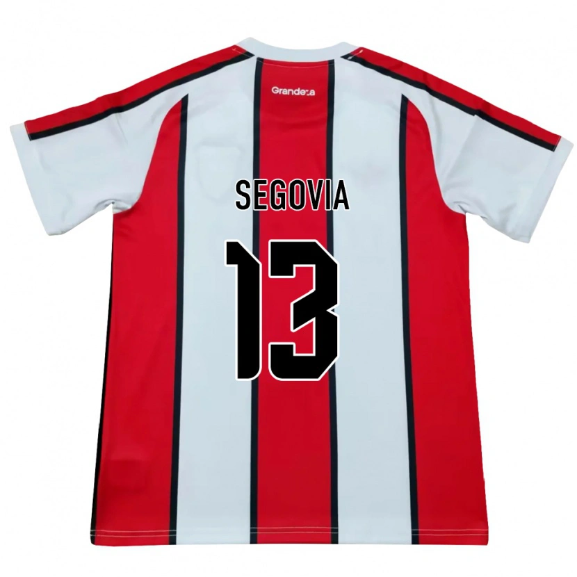DanxenメンズGuillermo Segovia#13白赤黒アウェイシャツ2026/27ジャージーユニフォーム