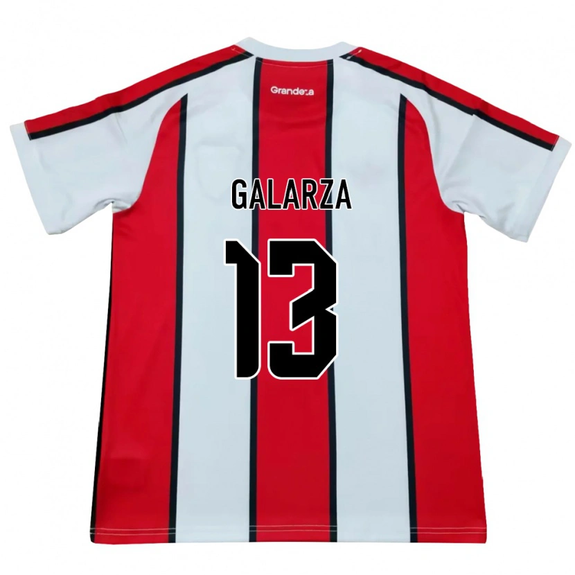 DanxenメンズTomás Galarza#13白赤黒アウェイシャツ2026/27ジャージーユニフォーム