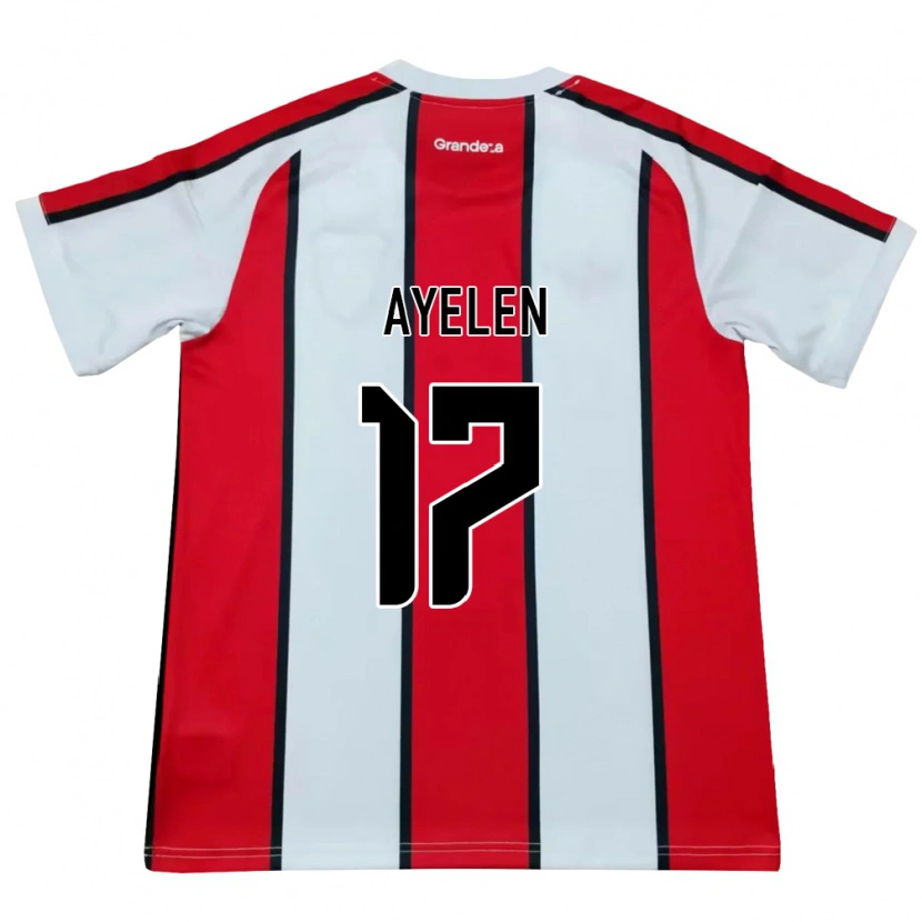 DanxenメンズStephanie Ayelén Melgarejo#17白赤黒アウェイシャツ2026/27ジャージーユニフォーム