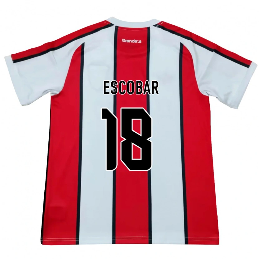 DanxenメンズGalo Escobar#18白赤黒アウェイシャツ2026/27ジャージーユニフォーム